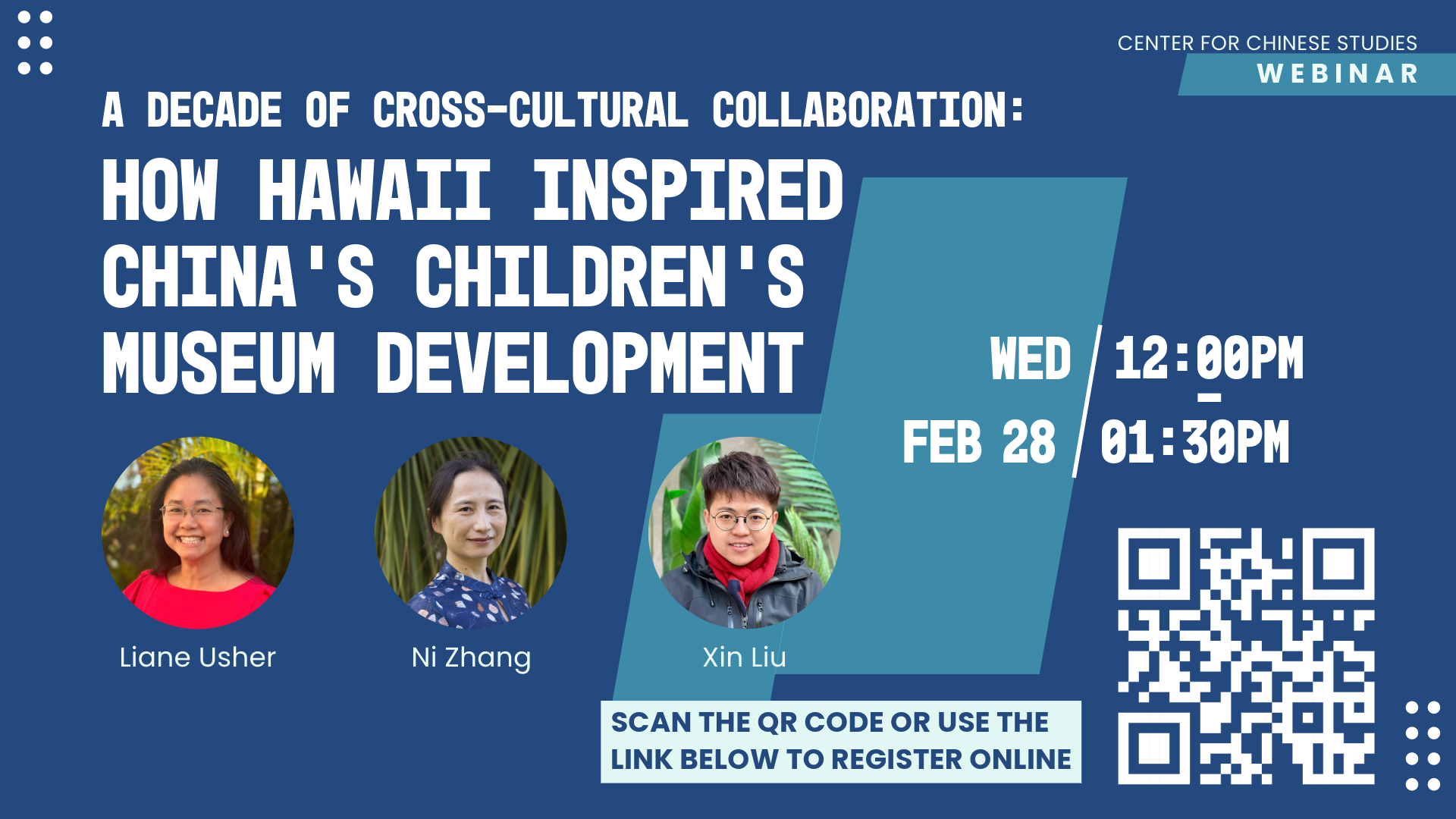 February 28, 2024 – Panel Discussion “A Decade of Cross-Cultural Collaboration: How Hawaii Inspired China’s Children’s Museum Development”