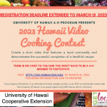 Cooking Contest – Register Now!