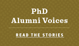 PhD Alumni Voices - Read the stories