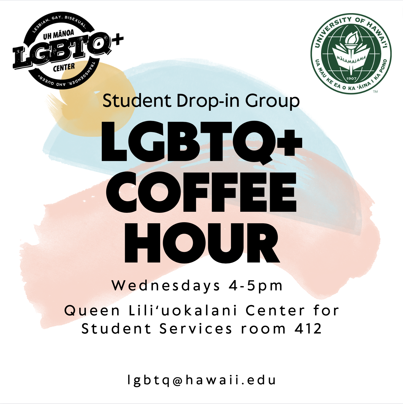 LGBTQ+ Coffee Hour poster image
