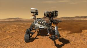 Illustration depicts NASA‘s Perseverance rover operating on Mars. Photo credit: NASA/JPL-Caltech.