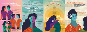 UH-developed posters address top adolescent health concerns. 