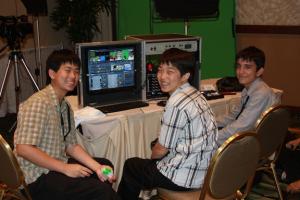 From left to right, Steven Okada, Jong Choi, Kieran Bhattacharya