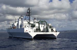 Research vessel Kilo Moana detected the 2010 Chilean tsunami while in transit from Hawaii to Guam.