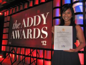 Roque at the 2012 National ADDY Awards in Austin, Texas.