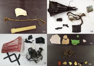 Examples of marine debris found in fish stomachs