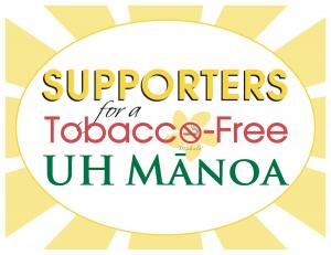 Logo for Supporters for a Tobacco-Free UH Manoa