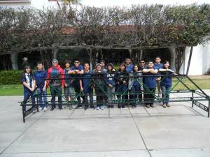 Members of the UHM Steel Bridge Team in San Diego. Sheldon Milan photo.