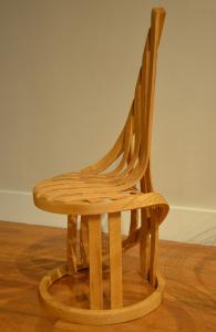 'Rise Chair,' which won the Spirit of the Show Award at the 2014 Hawaii Woodshow.