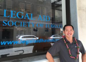 Chad Au (Photo courtesy of the Legal Aid Society of Hawaii.)