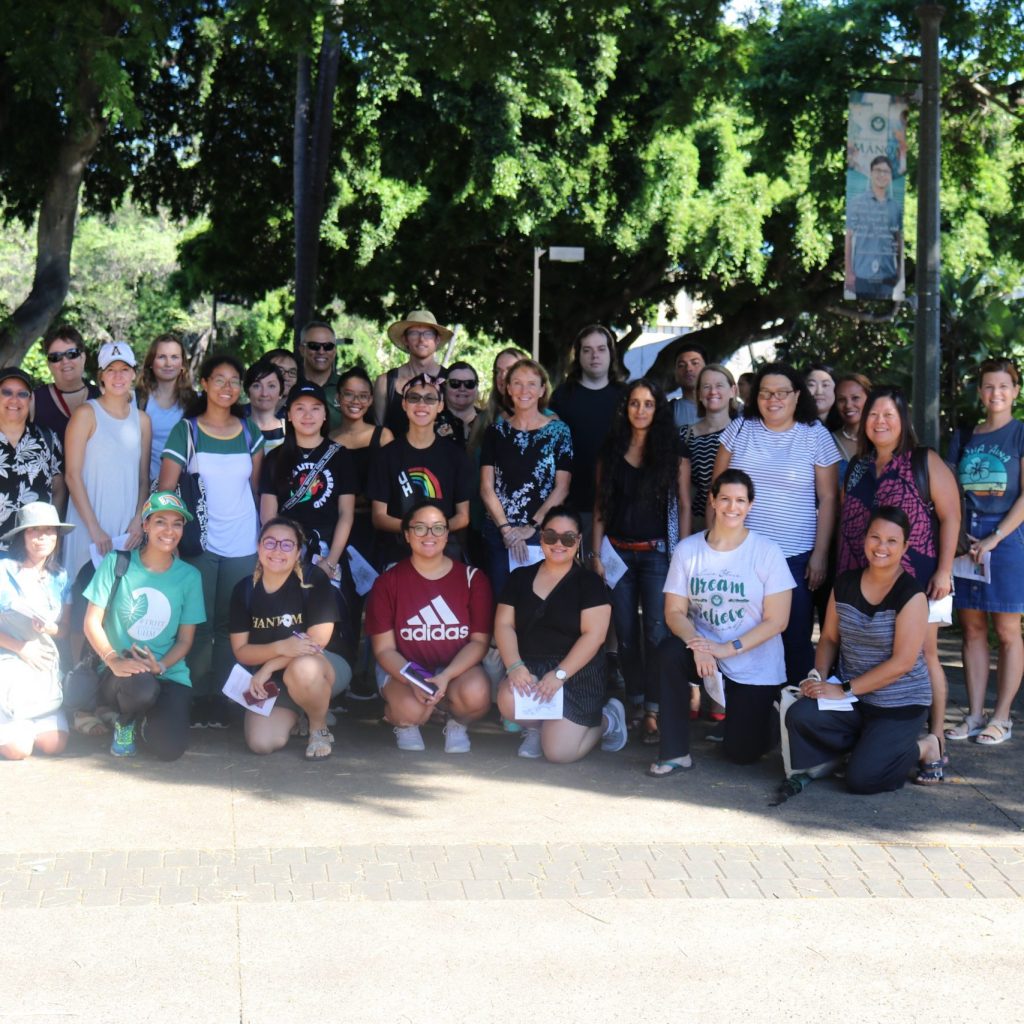 A Campus Tour Group Photo