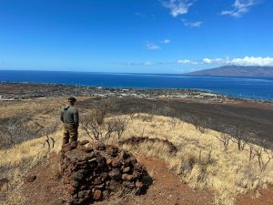 Uncle Archie overlooking Lahaina