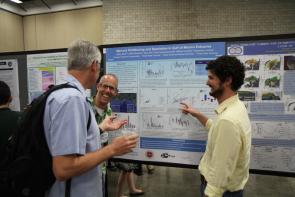 <p><strong>Fig. 1.</strong> Scientists presenting a poster on mercury in the Gulf of Mexico at the 2014 Ocean Sciences conference in Honolulu, Hawai‘i.</p><br />
