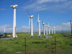 <p>Fig. 3. An inactive wind farm on the Big Island of Hawai'i gives a glimpse into the complexities of storing wind energy.</p>