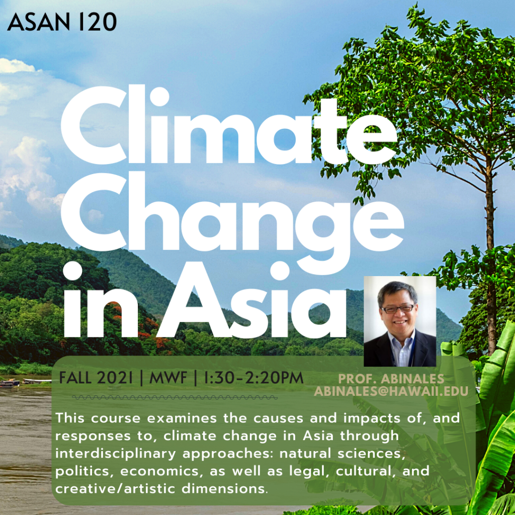 Fall 2021 Climate Change in Asia