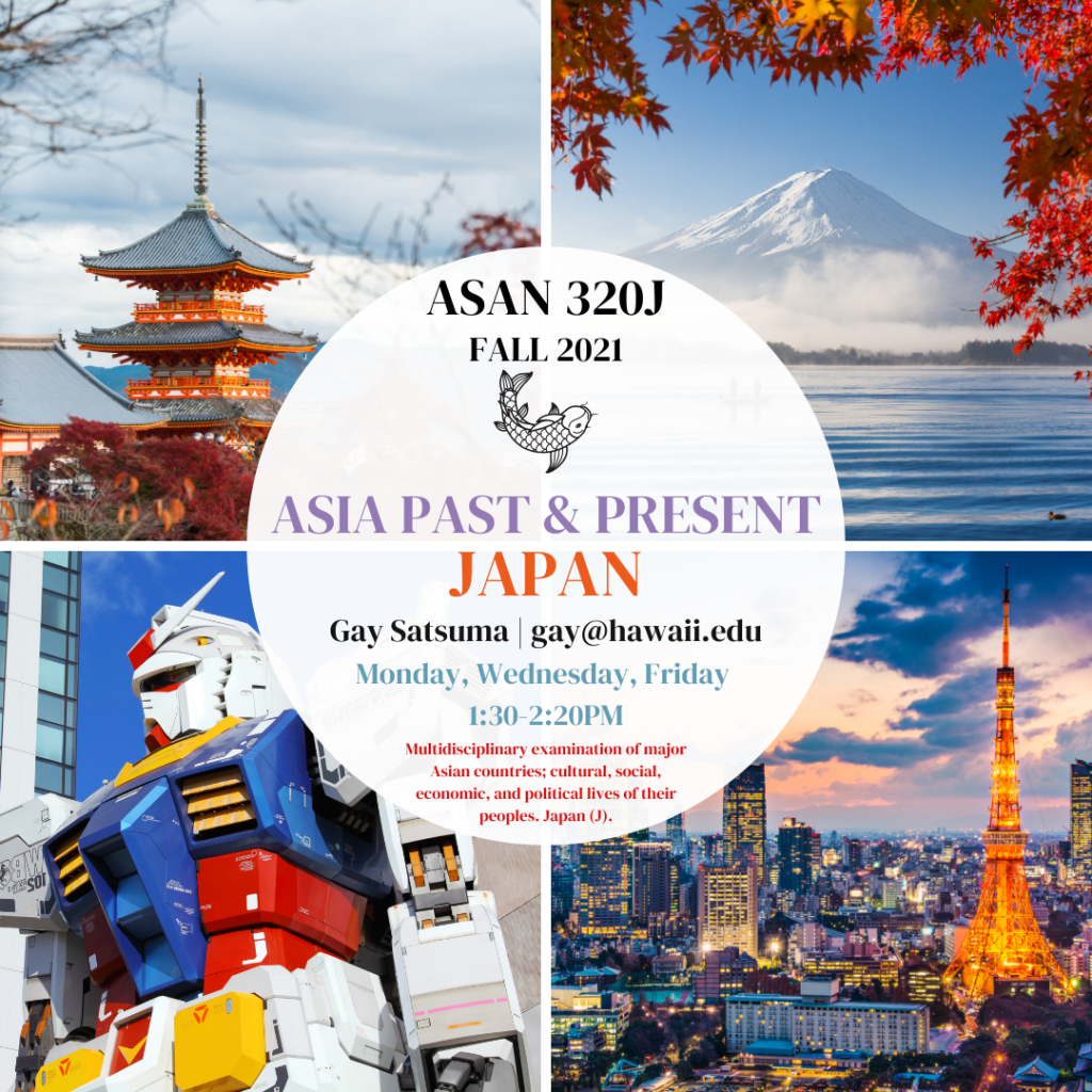 Fall 2021 Asia Past & Present: Japan