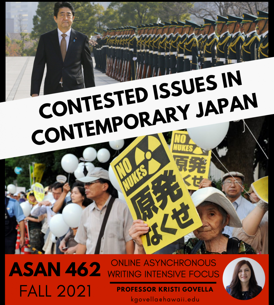 Fall 2021 Contested Issues in Contemporary Japan
