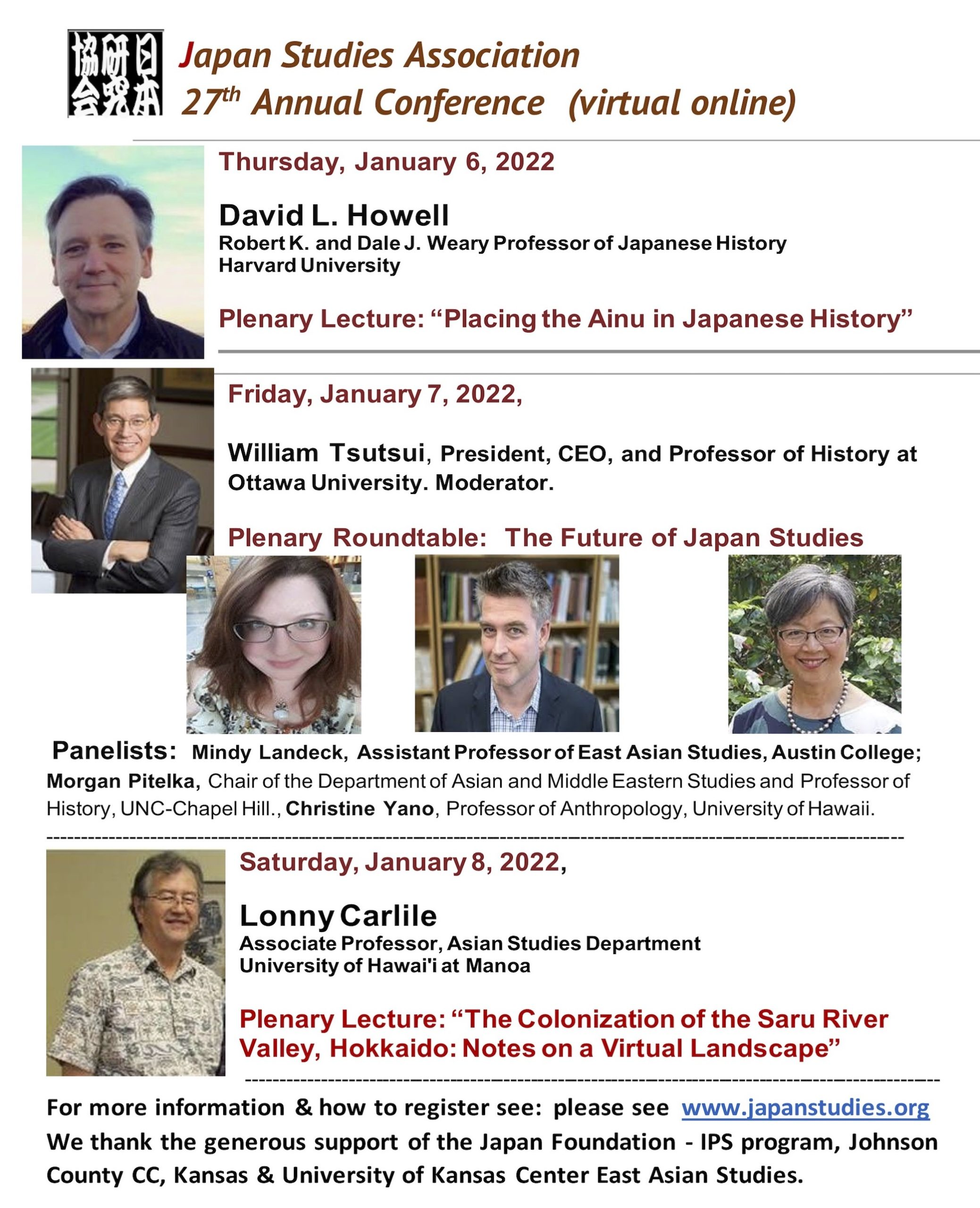 Dr Lonny Carlile Presents at Japan Studies Association