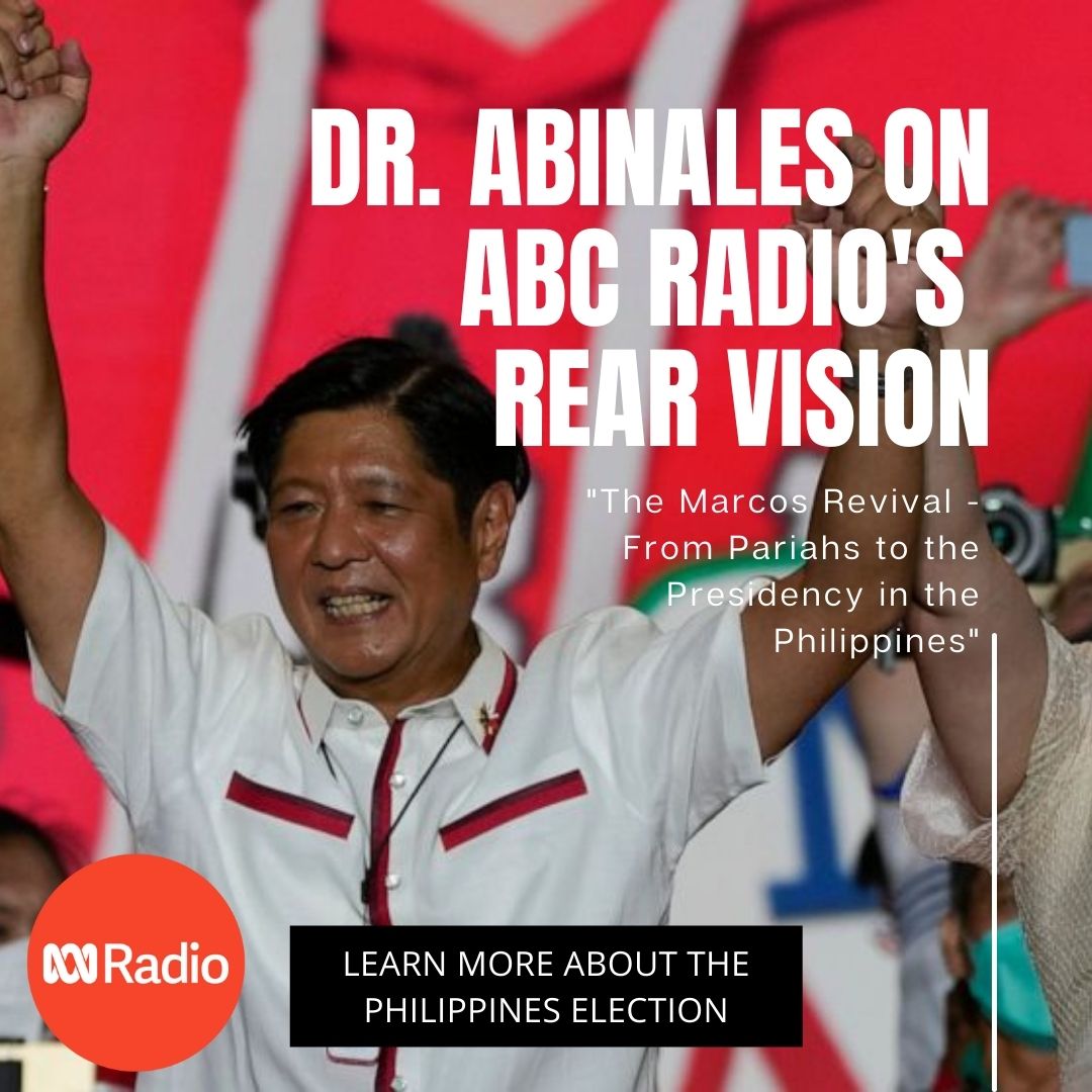 Dr. Abinales – Marcos & the Philippines Election on ABC Radio’s Rear Vision