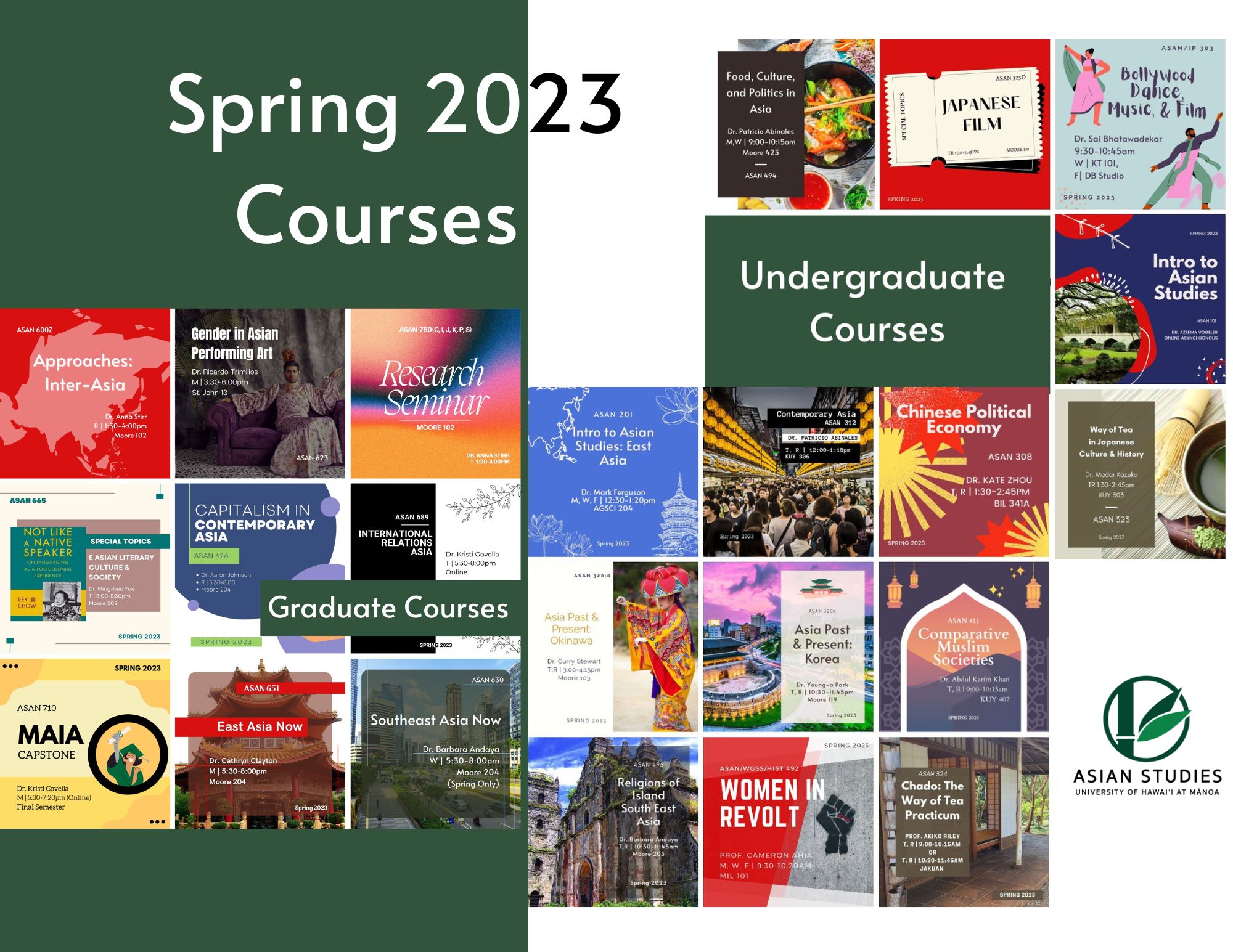 Spring 2023 ASAN Courses