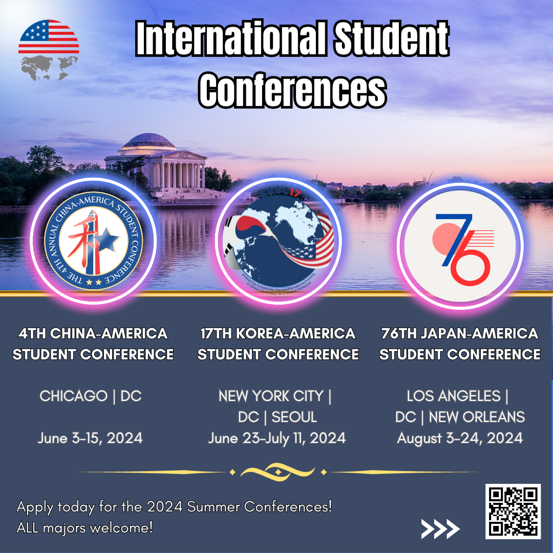 Applications open for 2024 International Student Conferences!