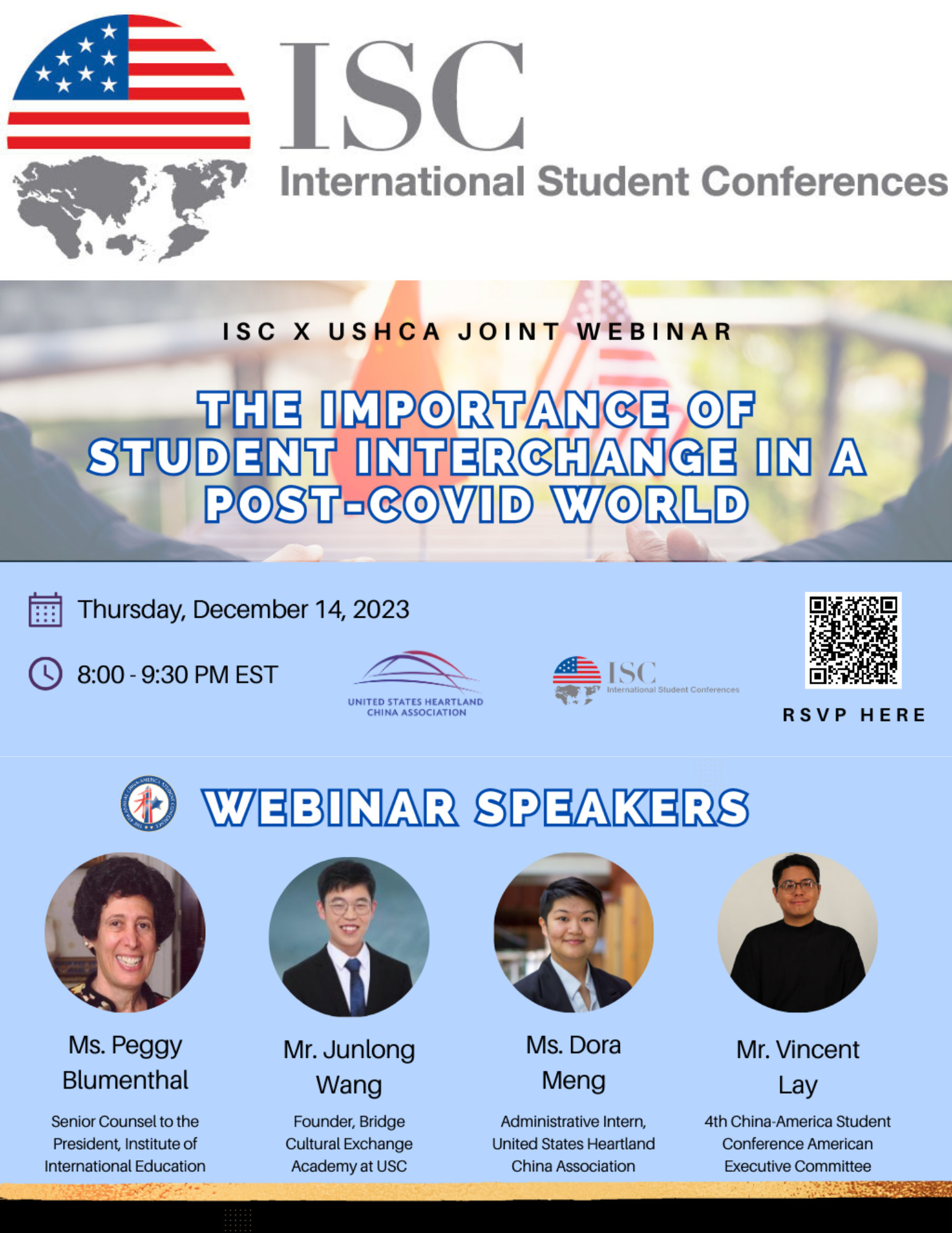 International Student Conferences co-hosts virtual event