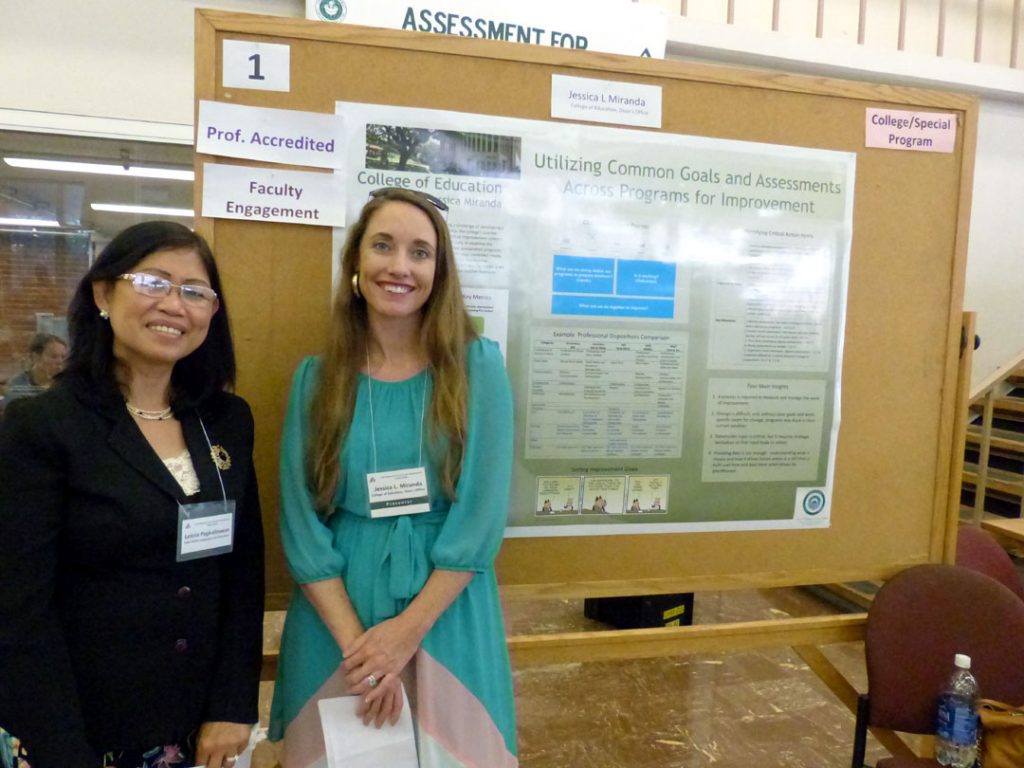 The College of Education (COE) at the University of Hawaiʻi at Mānoa was facing a challenge of developing a shared goal for program improvement across the college’s teacher preparation programs. This poster summarizes the COE’s process of improvement, provides examples of professional dispositions comparison, critical action items, and identifies main insights gained through the assessment process. Within the framework of the principles of improvement science, we implemented a process of disciplined inquiry to examine the variances and outcomes between COE teacher preparation programs. We determined that the COE needed to better align candidate intake, assessment, and graduation processes across our five teacher education programs. We have now taken strategic steps to create a set of common assessments for use across all of our teacher licensure programs.