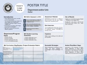 presentation poster size