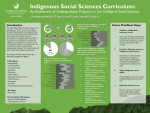 Indigenous Social Sciences Curriculum: An Assessment of Undergraduate Programs in the College of Social Sciences Indigenous Social Sciences Curriculum: An Assessment of Undergraduate Programs in the College of Social Sciences