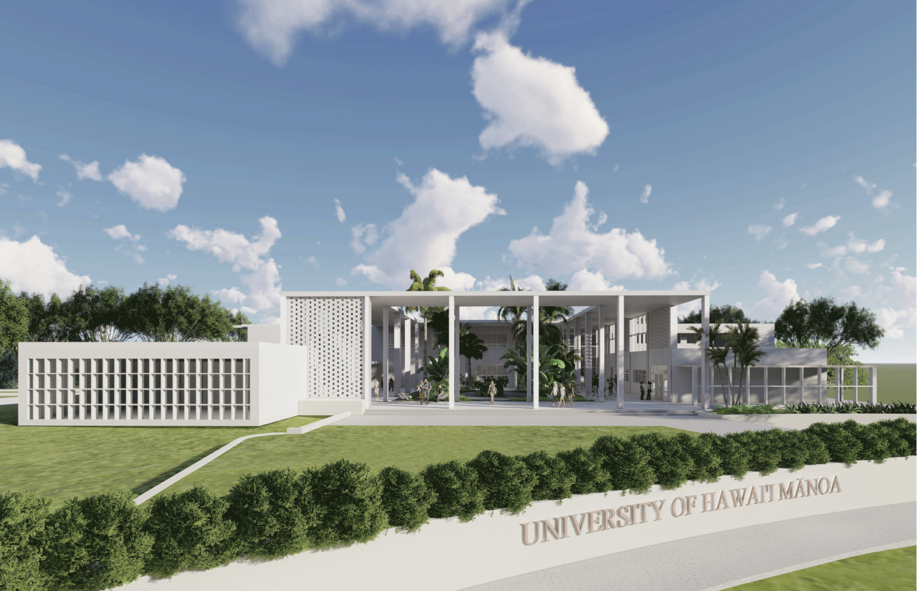 Bachman Hall design rendering image