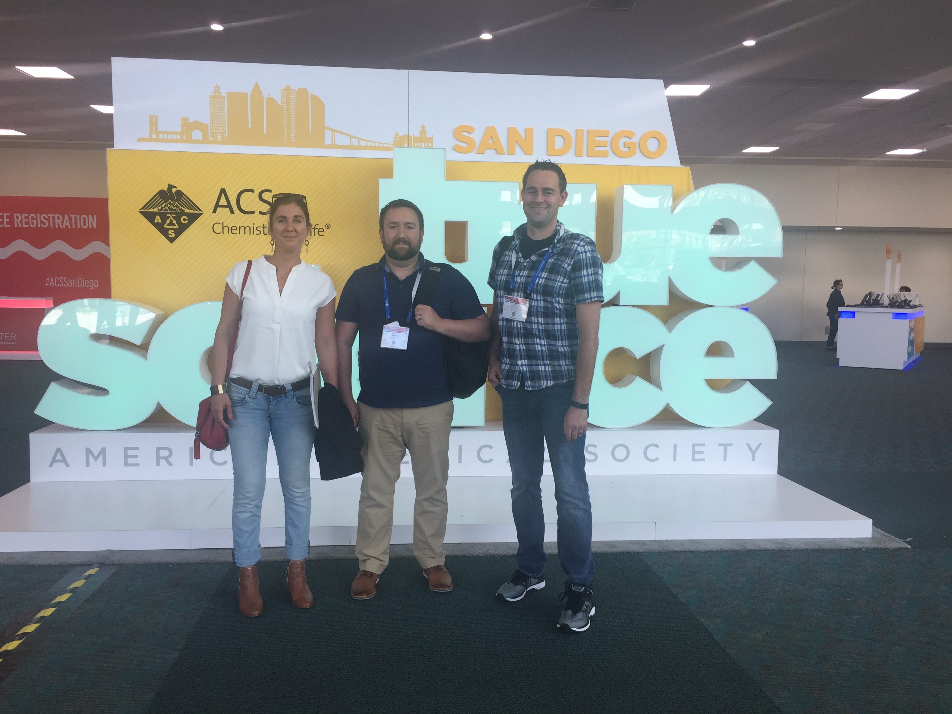 ACS San Diego 2019 From left to right: Anais Jolit, Darryl Dixon, and Craig Stewart