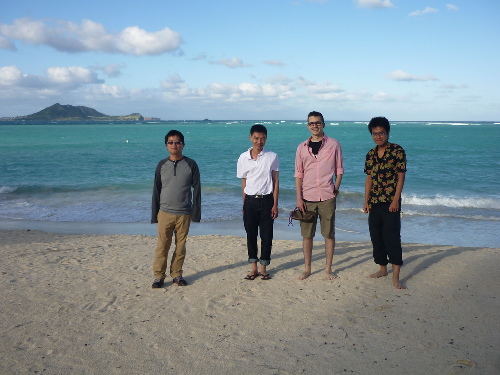 Thanksgiving 2014 (Kailua) ZZ, Thanh, Cody, and Kei (from left to right)