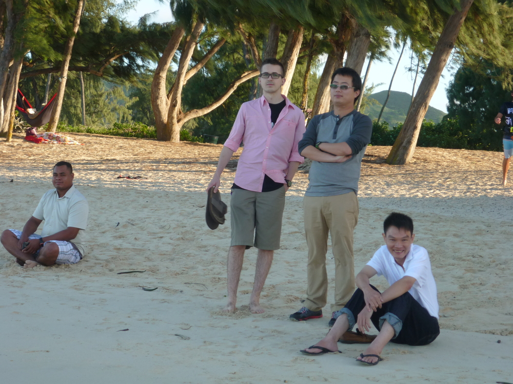 Thanksgiving 2014 (Kailua) Danny, Cody, ZZ, and Thanh (from left to right)