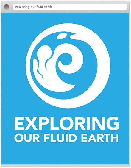 exploring our fluid earth graphic element