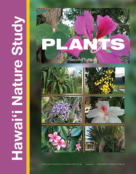 hawaii nature study plant book cover graphic