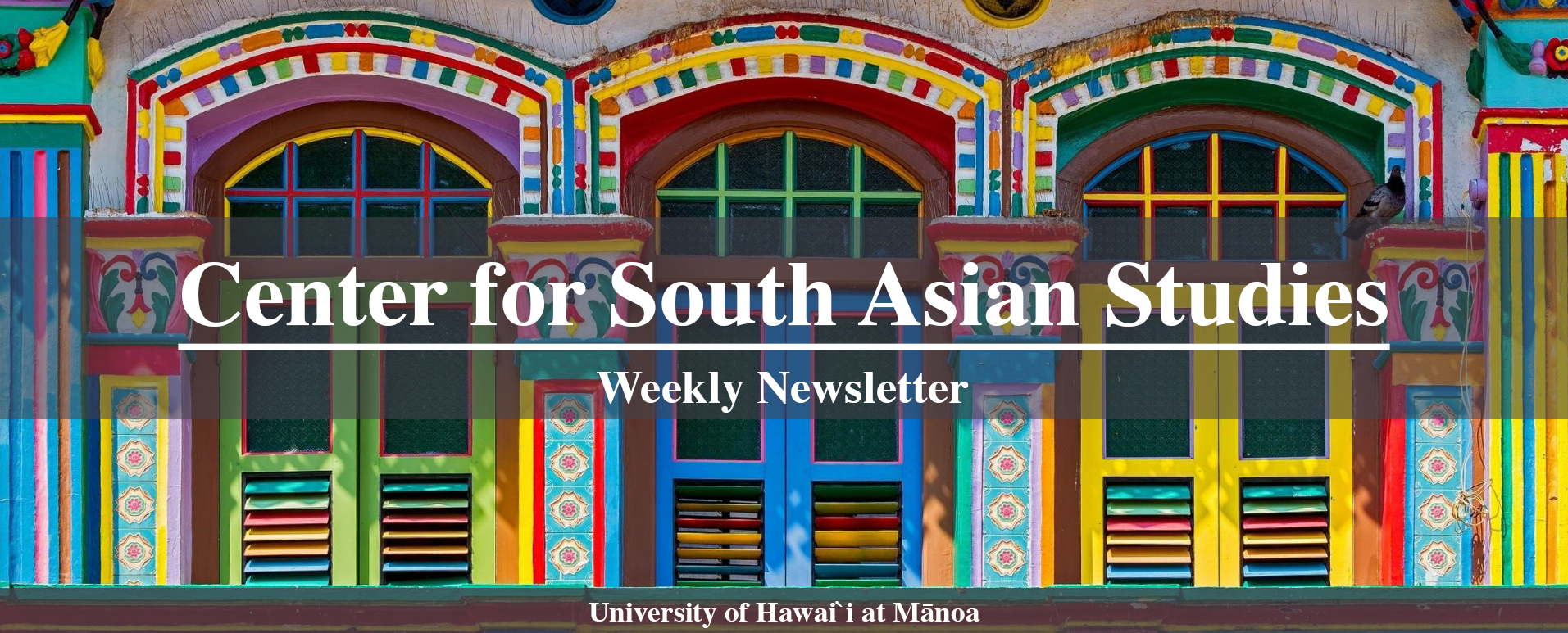 CSAS Newsletter November 9 15 Center for South Asian Studies