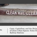 Picture of stairs with "Clean Rail Clean India" on them