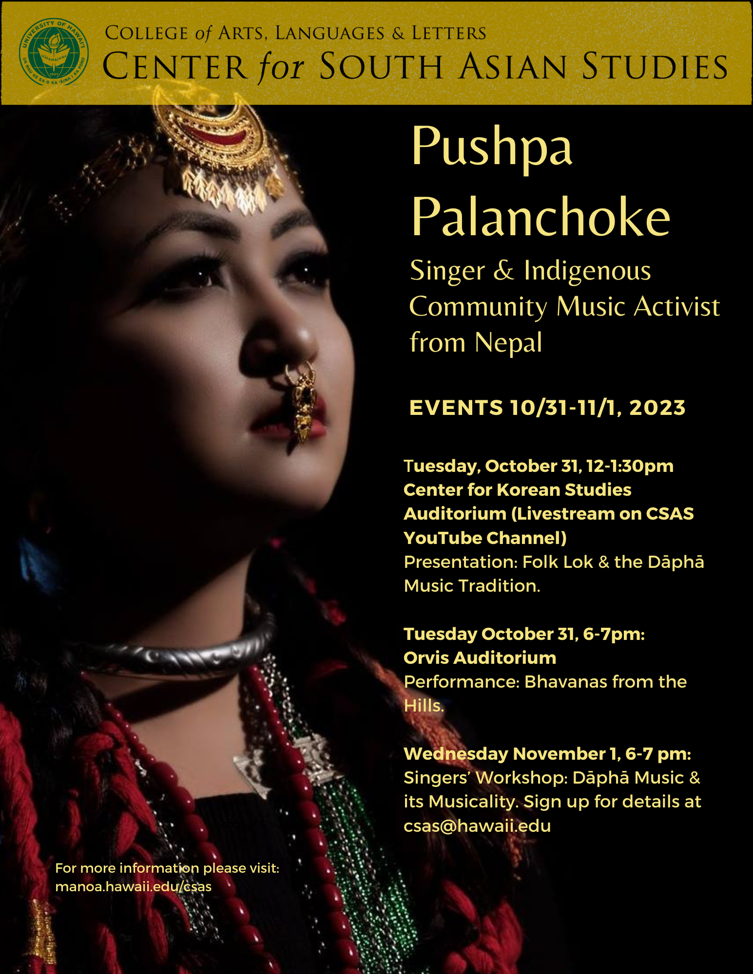 Pushpa Palanchoke Events