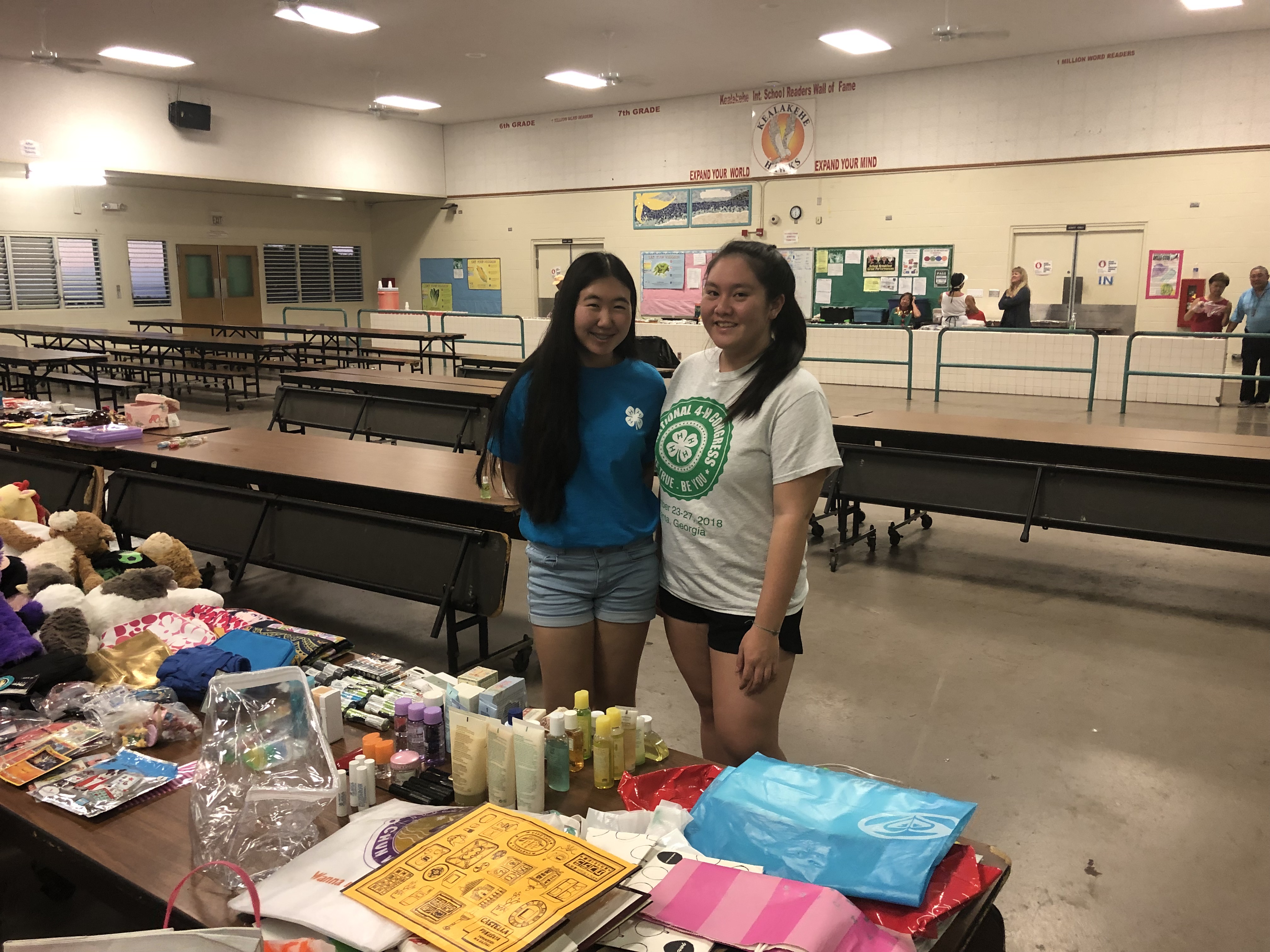 Shayla S. and 4-H members oranized community donation drive