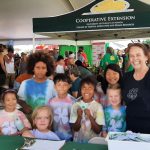 July 2024 Maui County AgFest Lanai club group at education booth