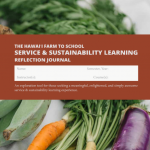 The Sustainability Service Learning Journal Cover Page