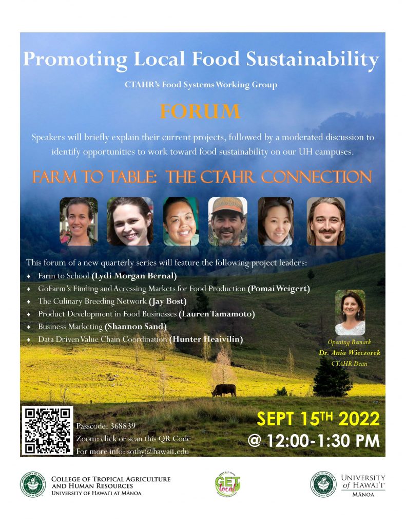 Food Systems Forum 2 Flyer