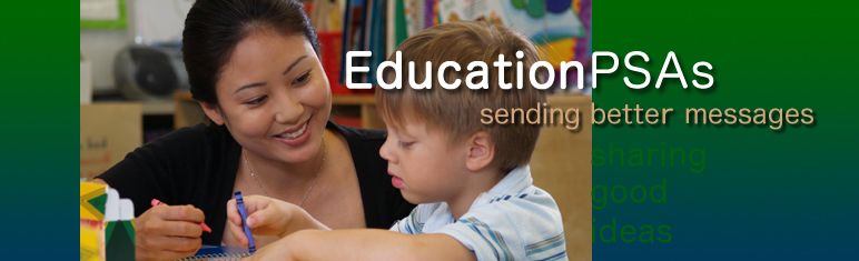 Education PSAs header image.