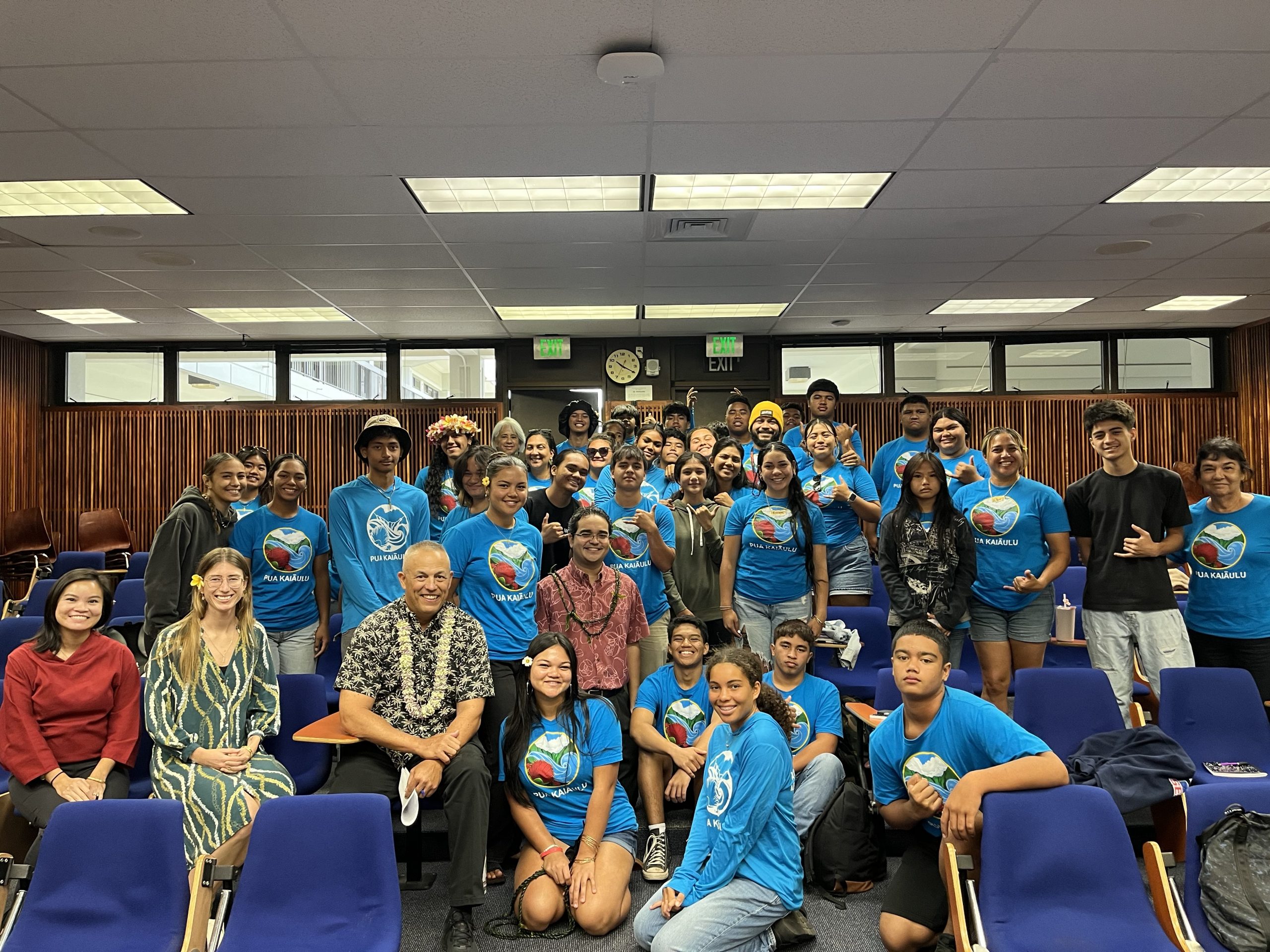 Pua Kaiāula Students Visit William S. Richardson School of Law to Learn About Environmental Advocacy