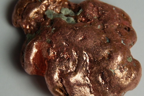 <p><strong>Fig. 2.14.</strong>&nbsp;(<strong>D</strong>) Copper (Cu) is a metallic element that is not silvery in color like many other metals.</p>