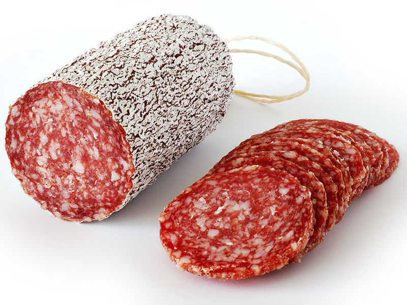 <p><strong>SF Fig. 2.17.</strong> Example (<strong>C</strong>) of salt-preserved foods:&nbsp;Salami, a type of salt-cured sausage</p>