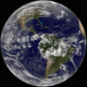 <p><strong>Fig. 1.2. </strong>OLP 1. The ocean on Earth from space.</p>