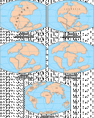 <p><strong>Fig. 7.18.</strong> Positions of the continental landmasses</p>

