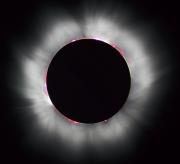 <p><strong>SF Fig. 6.4.</strong>&nbsp;(<strong>A</strong>) Photo of a total solar eclipse from a location on Earth within the umbra</p>