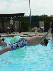 <p><strong>3.14C.</strong> A belly flop pre-landing</p>